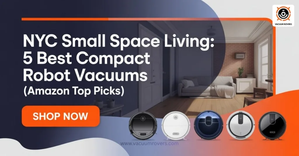 NYC Small Space Living 5 Best Compact Robot Vacuums (Amazon Top Picks)