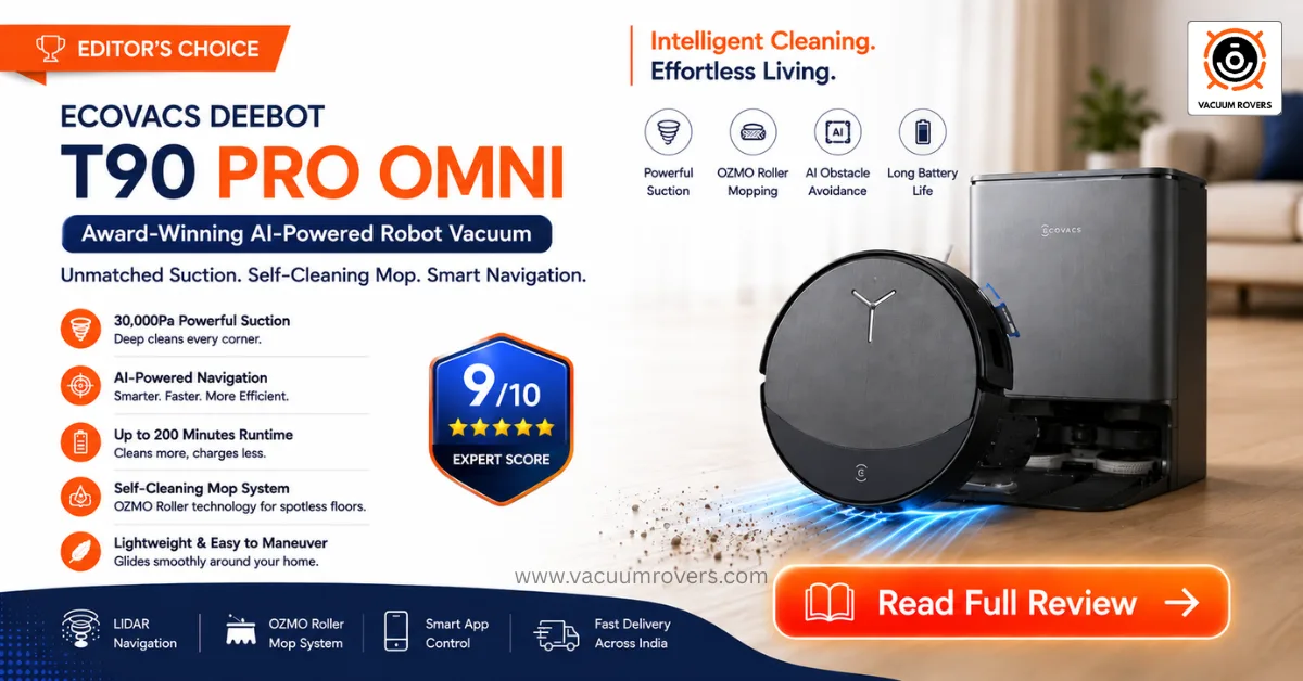ECOVACS DEEBOT T90 PRO OMNI Robot Vacuum Review
