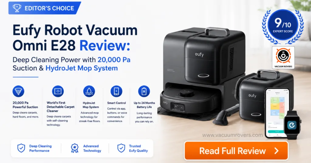 eufy robot vacuum omni e28 Review