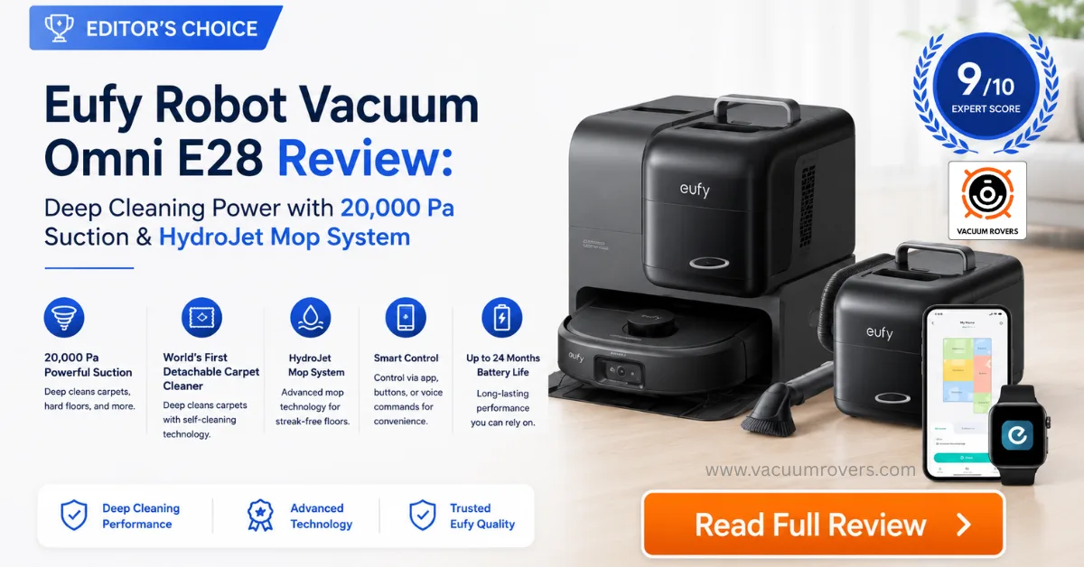 eufy robot vacuum omni e28 Review