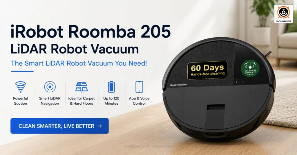 iRobot Roomba 205 Review The Smart LiDAR Robot Vacuum You Need!