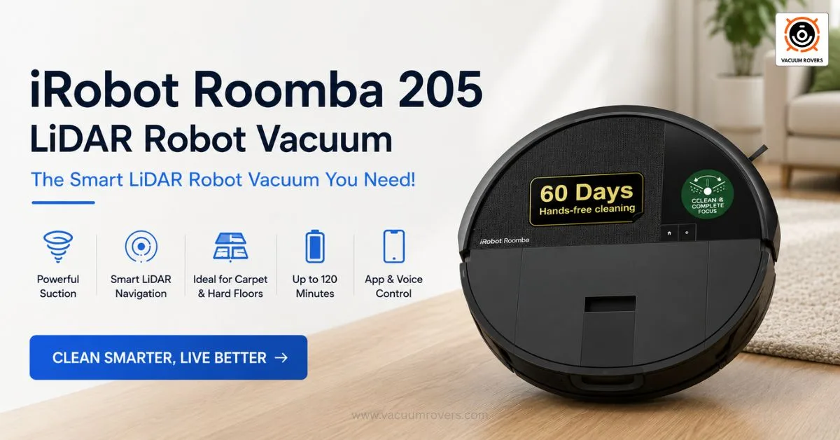 iRobot Roomba 205 Review The Smart LiDAR Robot Vacuum You Need!